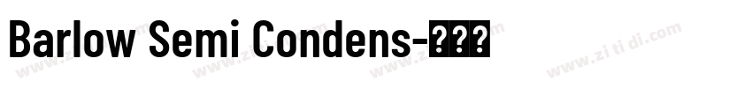 Barlow Semi Condens字体转换